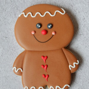 Christmas Gingerbread Man Cookies - Mara Cookies