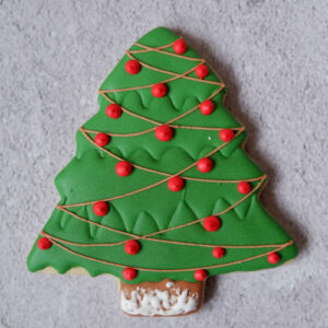 Christmas Tree Cookies - Mara Cookies