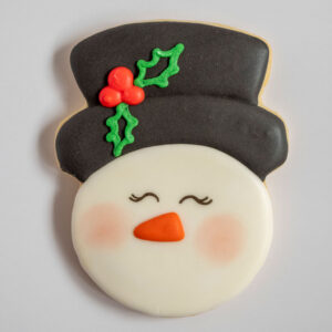 Snowman Cookies - Mara Cookies
