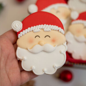 Santa Claus Christmas Cookies - Mara Cookies
