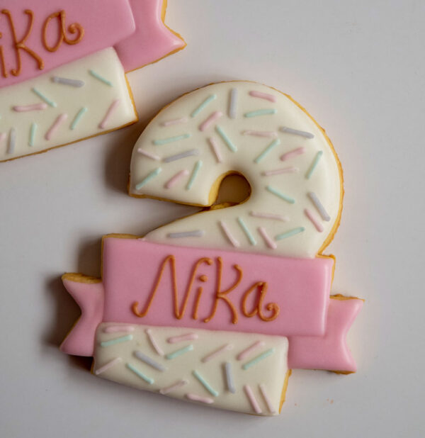 Age Number Cookies - Mara Cookies