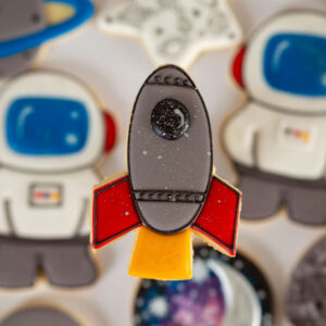 Spaceship Cookies - Mara Cookies