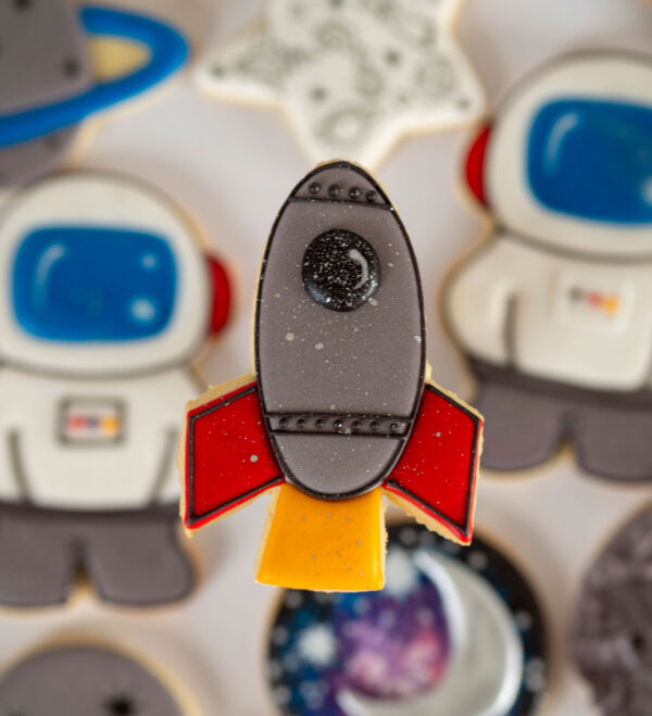 Spaceship Cookies - Mara Cookies