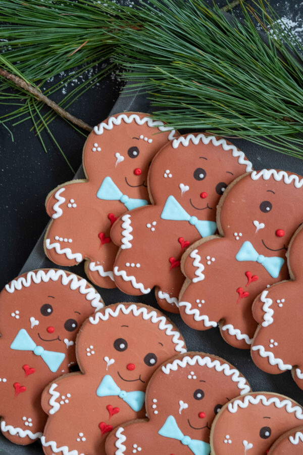 Gingerbread Man Cookies - Mara Cookies