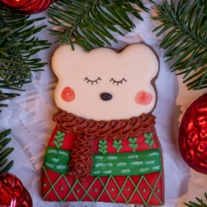 Bear Cookies - Christmas Cookies - Mara Cookies