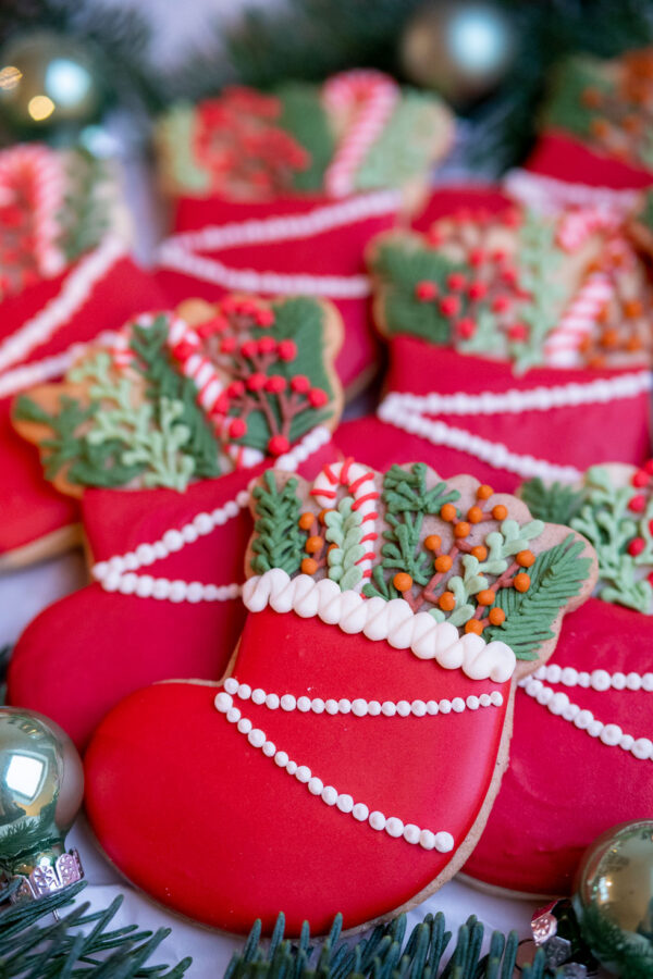 Socks Cookies - Christmas Cookies - Mara Cookies